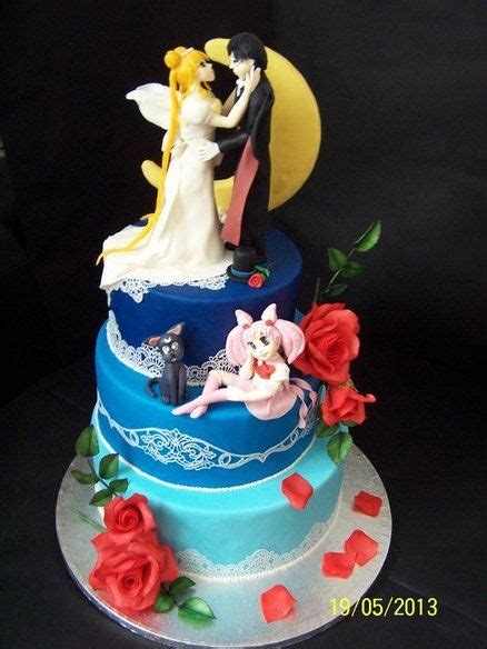 Sailor Moon Cake Sailor Moon Cakes Moon Cake Anime Cake