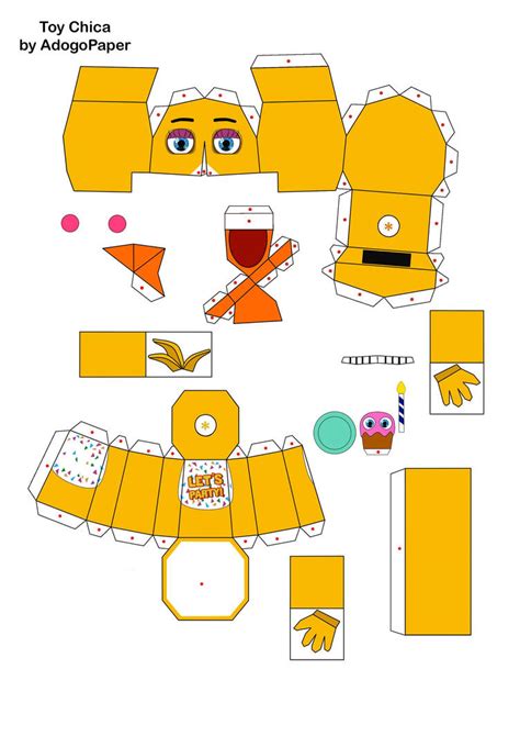 Ships from and sold by amazon.com. five nights at freddy's 2 Toy Chica papercraft pt1 by ...