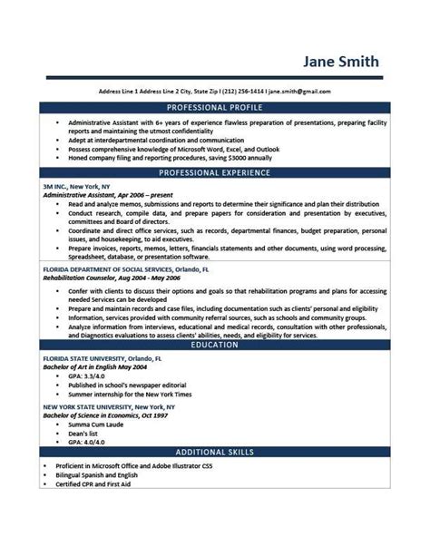 Resume Template Dark Blue Gates Professional Profile Resume Resume