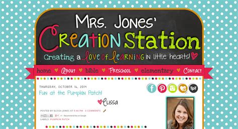 Designs By Kassie Mrs Jones Creation Station Blog Design