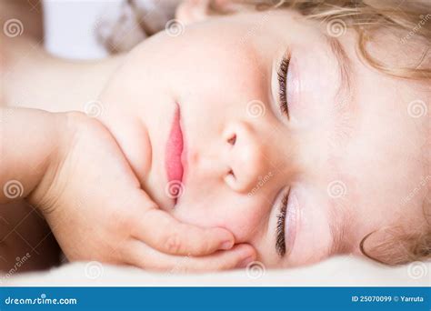 The Sleeping Baby Stock Image Image Of Innocent Lifestyles 25070099