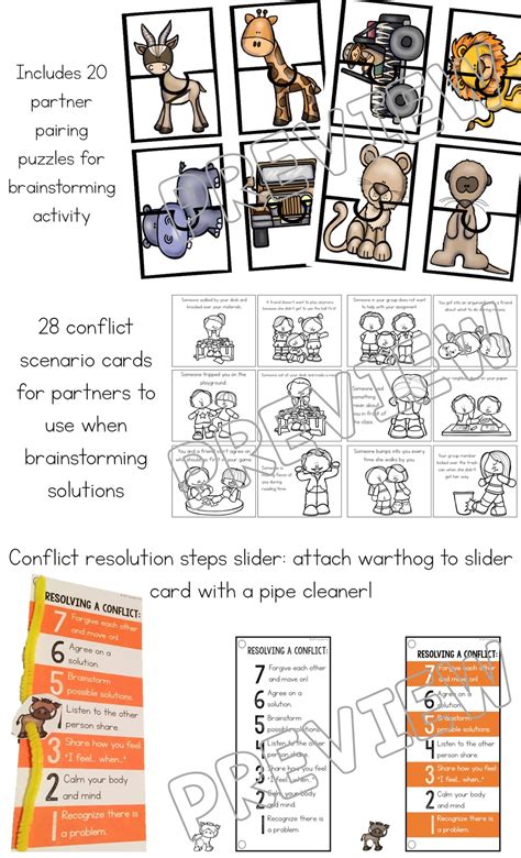Conflict Resolution Classroom Guidance Lesson For Early Elementarypri