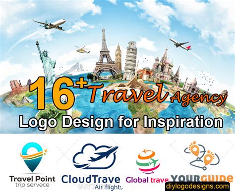 16 Best Travel Agency Logo Design With Mockup Diy Logo Designs