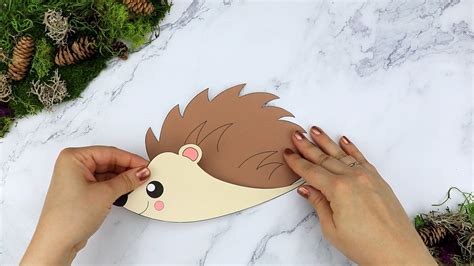 Free Printable Cut And Paste Hedgehog Craft For Kids