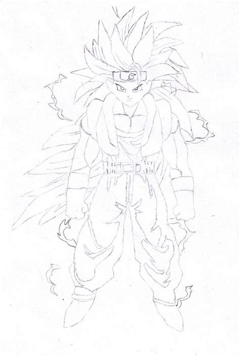 Drawing Naruto Goku By Litteldarkboy On Deviantart