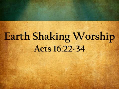 Ppt Earth Shaking Worship Powerpoint Presentation Free Download Id
