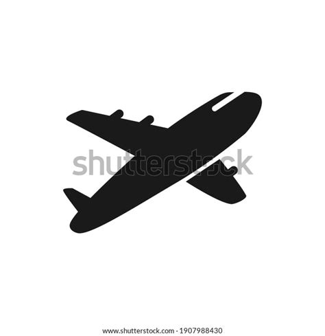 57133 Airplane Silhouette Vector Black Images Stock Photos And Vectors
