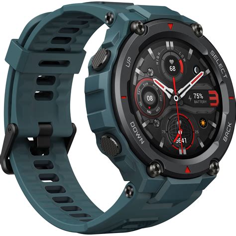 Amazfit T Rex Pro Gps Smartwatch Steel Blue W2013ov2n Bandh