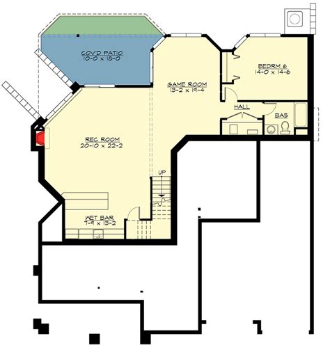 Craftsman House Plan With Optional Lower Level 23650jd Floor Plan