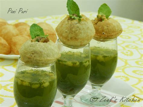 Pani Puri How To Make Pani And Stuffing At Home Zeels Kitchen