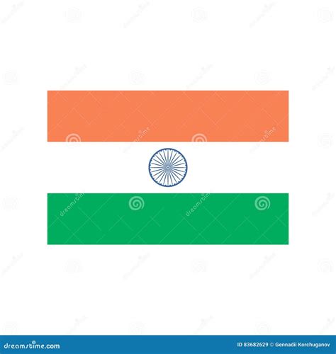 india flag official colors stock vector illustration of india curve 83682629