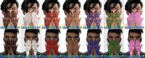 Skeleton Arm Tattoo Set By Iam4ever At Mod The Sims Sims 4 Updates