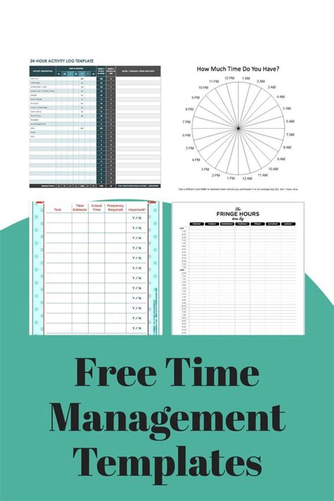 Free Printable Time Management Worksheet Pdf