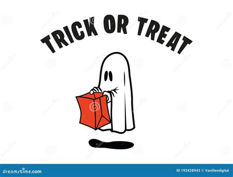 Trick Or Treat Stock Vector Illustration Of Shopping 193428943
