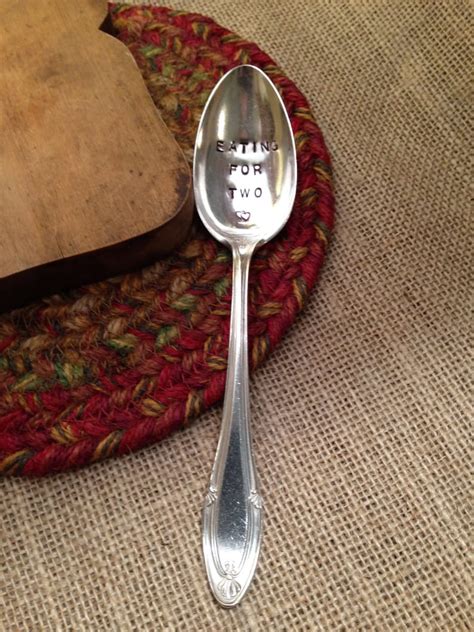 Hand Stamped Silver Spoon Vintage Spoon Vintage Teaspoon Etsy