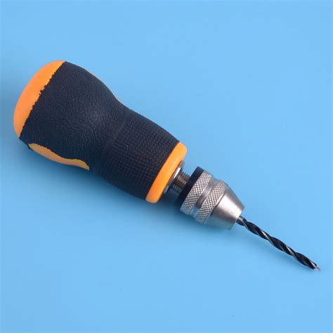 Portable Micro Mini Small Hand Drill 10pcs Twist Drill Bits Tool 0 8 3