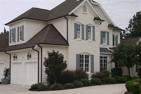 Tudor, traditional and even ranch styles are i have written another painted brick post with 15 real life examples of painted brick houses and the colors used on the trim and paint, ple. Examples of Painted Brick Houses | ... painted beige ...