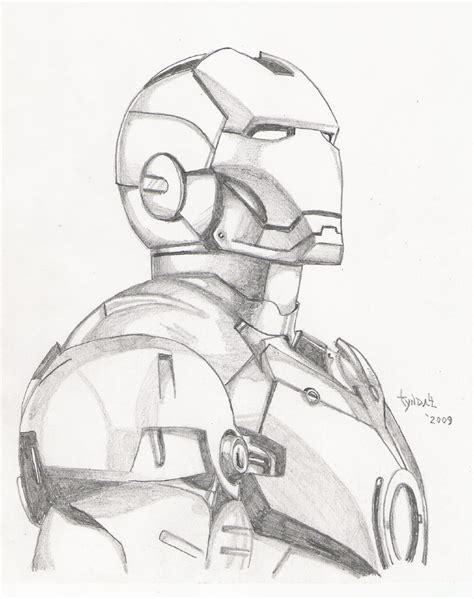 Iron Man Sketch By Tyndallsquest On Deviantart