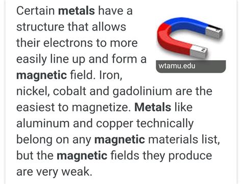 Why Are All Metals Magnetic Science The Fundamental Unit Of Life