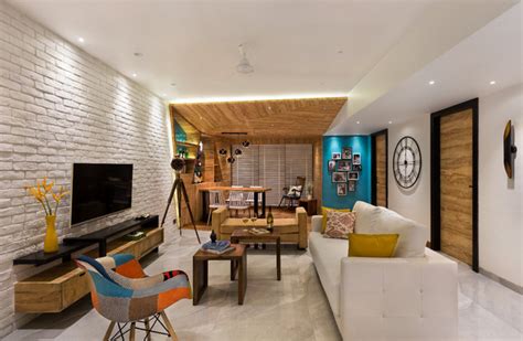 Prismatic Residence Contemporary Living Room Mumbai By V