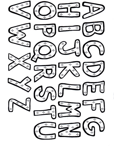 Alphabet Abcs Coloring Pages Printable Coloring Pages