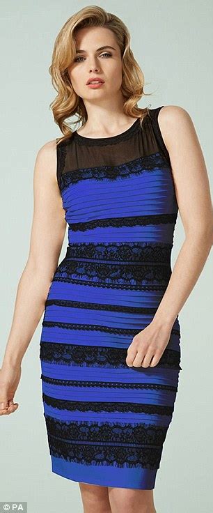 The Dress That Divided The Internet Is Blue And Black Daily Mail Online