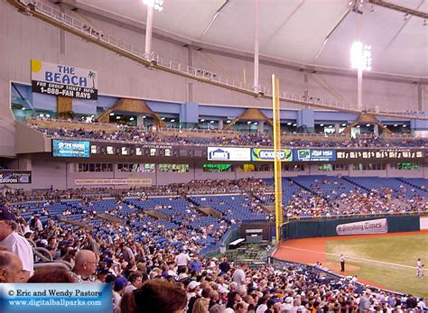 Tropicana Field St Petersburg Florida Home Of The Tampa Bay Devil Rays