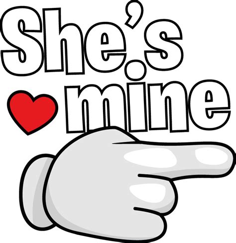 She Is Mine Matching Shirts For Couples Tenstickers