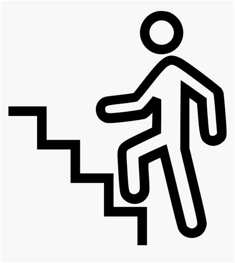 Climbing Stairs Walking Up Steps Clipart Hd Png Download Kindpng