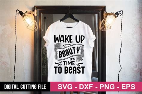 Wake Up Beauty Its Time To Beast Graphic By Designdealy · Creative Fabrica