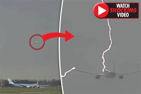 Alien Ufo Soars Over Airport Before Plane Is Hit By Lightning Daily Star