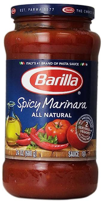 Amazon Com Barilla Pasta Sauce Spicy Marinara Ounce Prime Pantry