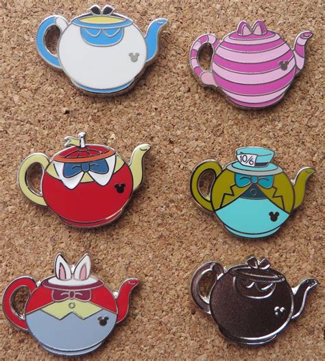 Disney Pins Trading Disney Pins Sets Pin Trading Alice In Wonderland Teapot Disneyland Pins
