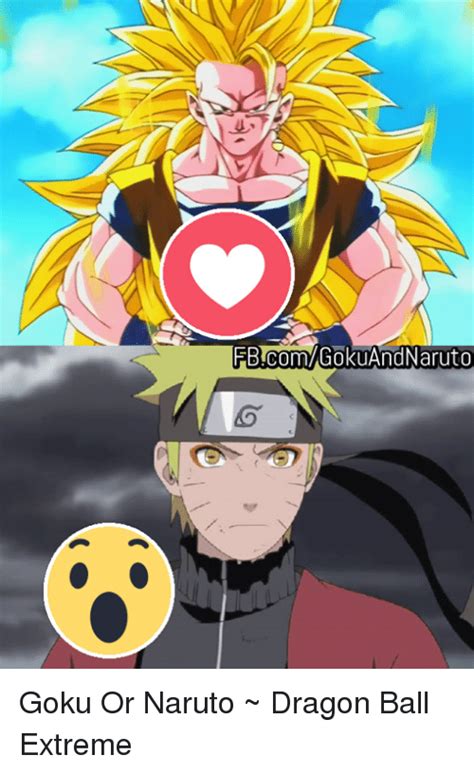 Goku Vs Naruto Meme