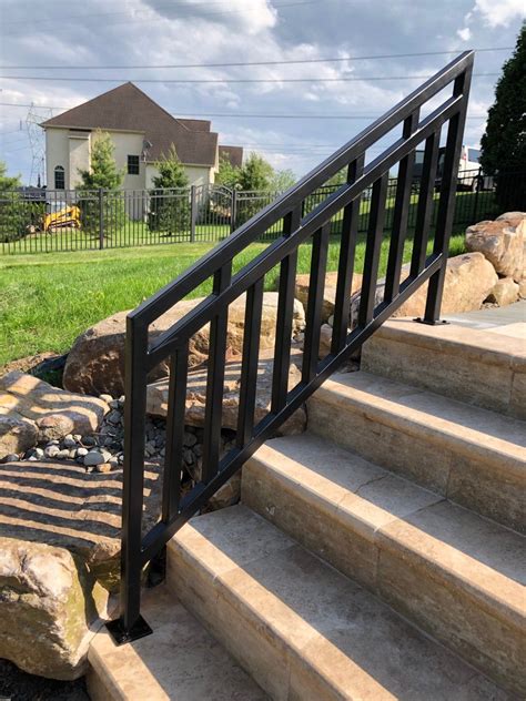 Free Standing Exterior Handrails For Steps Tribunepalace