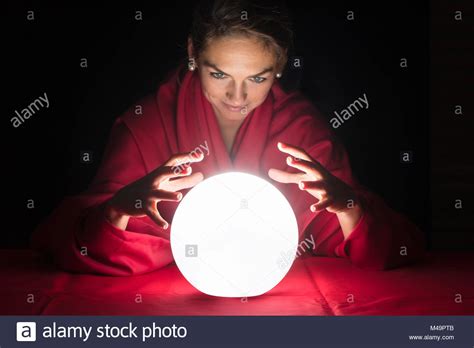 Hands Holding Crystal Ball High Resolution Stock Photography And Images