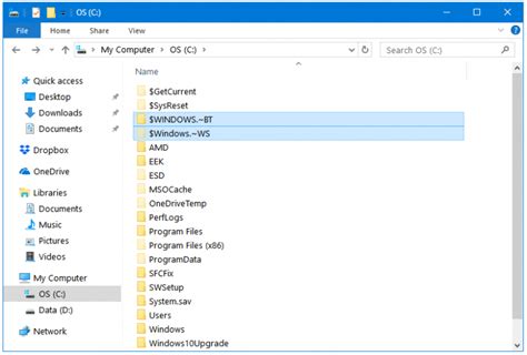 What Are Windows~bt And Windows~ws Folders How To Delete Them