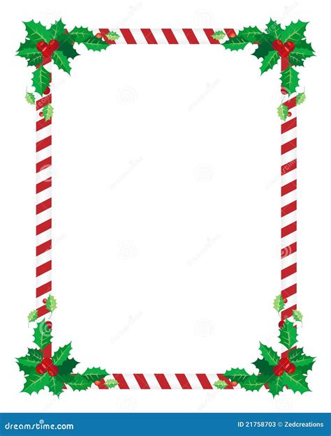 Christmas Border Stock Vector Illustration Of Edge Festive 21758703
