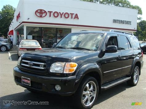 2002 Toyota Sequoia Limited 4wd In Black Photo 12 113110
