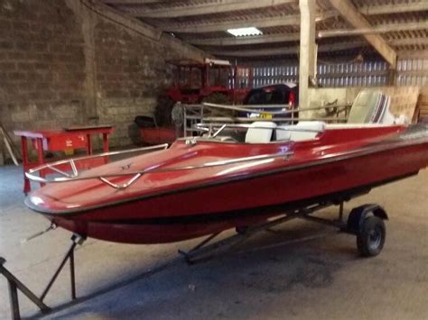 Shakespeare 14ft Speed Boat With 55hp And Trailer In Bathgate West