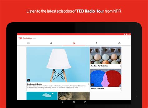 Ted App Gets Full Material Design Makeover And Adds Ted Radio Hour Podcast Episodes