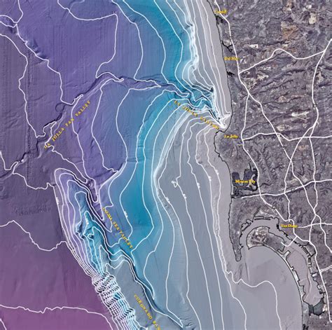 Earthguide Online Classroom Geologic Map La Jolla Submarine Canyon Ca