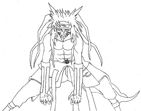Naruto Kyuubi Pages Coloring Pages