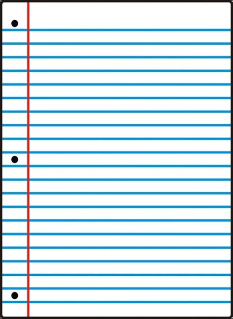 Free Printable Notebook Paper College And Wide Ruled Inside Wide Ruled