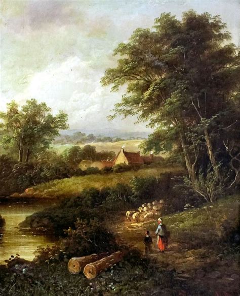 Sold Price W Gates 19th Century English School Oil Painting