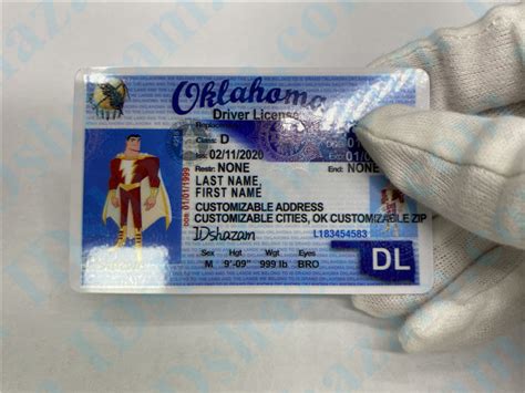Premium Scannable Oklahoma State Fake Id Card Fake Id Maker
