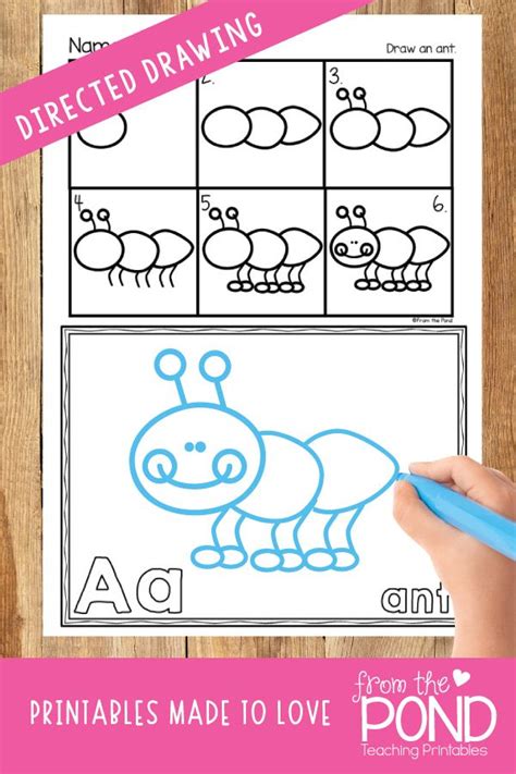 Alphabet Directed Drawing Directed Drawing Teaching Printables