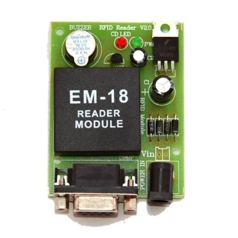 Em18 Rfid Reader Module With Rs 232 Converter Makestore