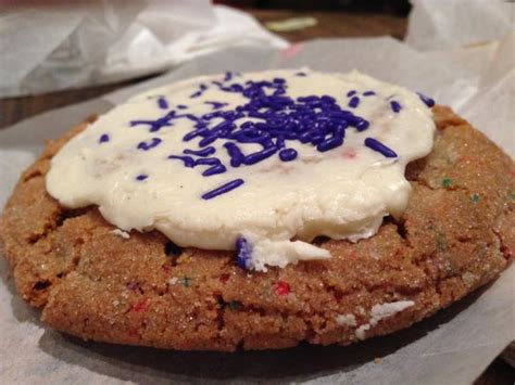 A Delicious Funfetti Cookie From Schmackarys In Nyc Bring Friends