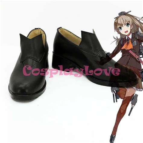 Newest Custom Made Japanese Anime Kantai Collection Kumano Cosplay Shoes Long Boots For